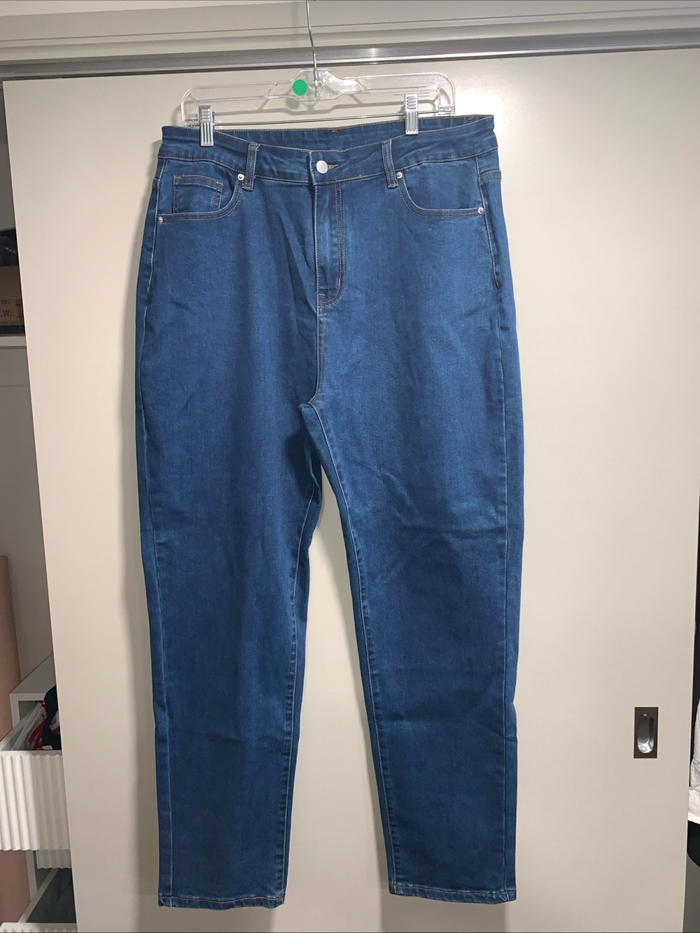 NWT Classic Leiji denim jeans  High-Rise Straight PLUS Size Jeans Deep Blue 4XL